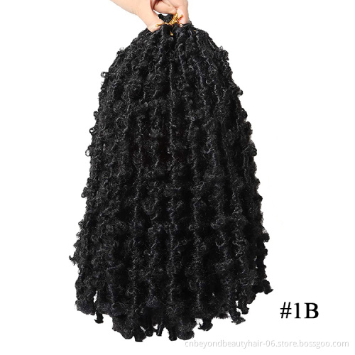 Wholesale Butterfly Locs Hair Crotchet Hair Spring Twisted Pre Looped Goddess Locs Long Butterfly Locs